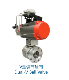 V-type regulating ball valve