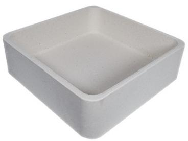 Creuset en céramique pour la synthèse de matériaux d'anode de batterie au lithium