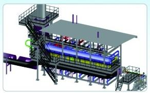 Eckrohr Öl- und Gaskessel