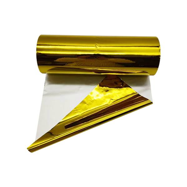 金色镀铝PET预涂膜用于复合卡纸 扎丝膜 复合无纺布 夹层复合 精美礼品包装 