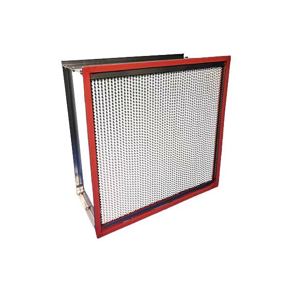 耐高温有隔板高效过滤器