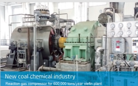 Nova indústria química de carvão – compressor de gás de reação de planta de olefinas de 600.000 toneladas/ano