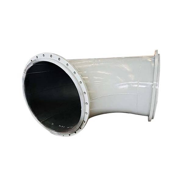 大口径衬胶弯头