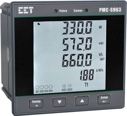 PMC-S963-C e PMC-S963-E Medidores Multifuncionais Digitais