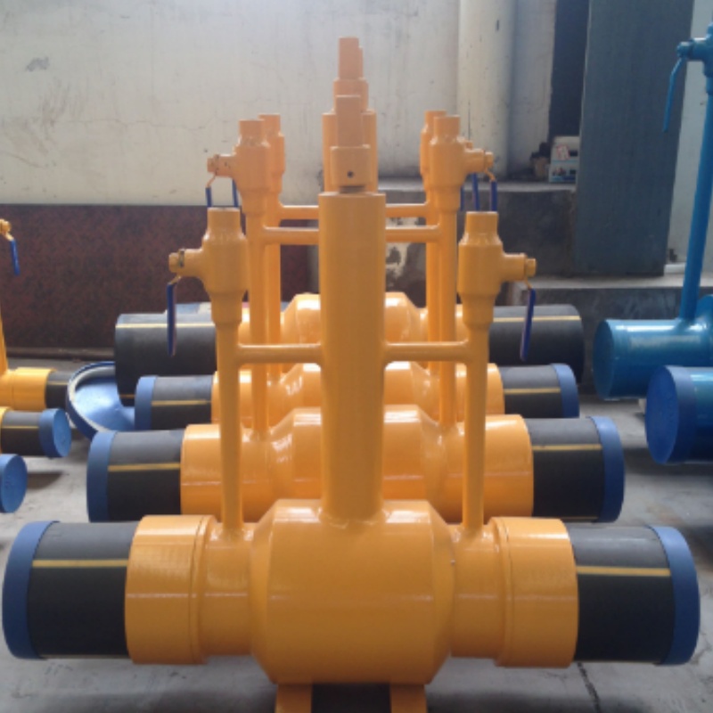 PE steel-plastic composite ball valve