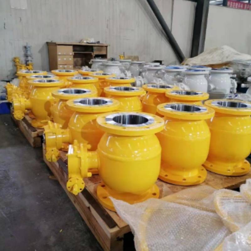 صمام الكرة ذو الفلنجة المتكاملة