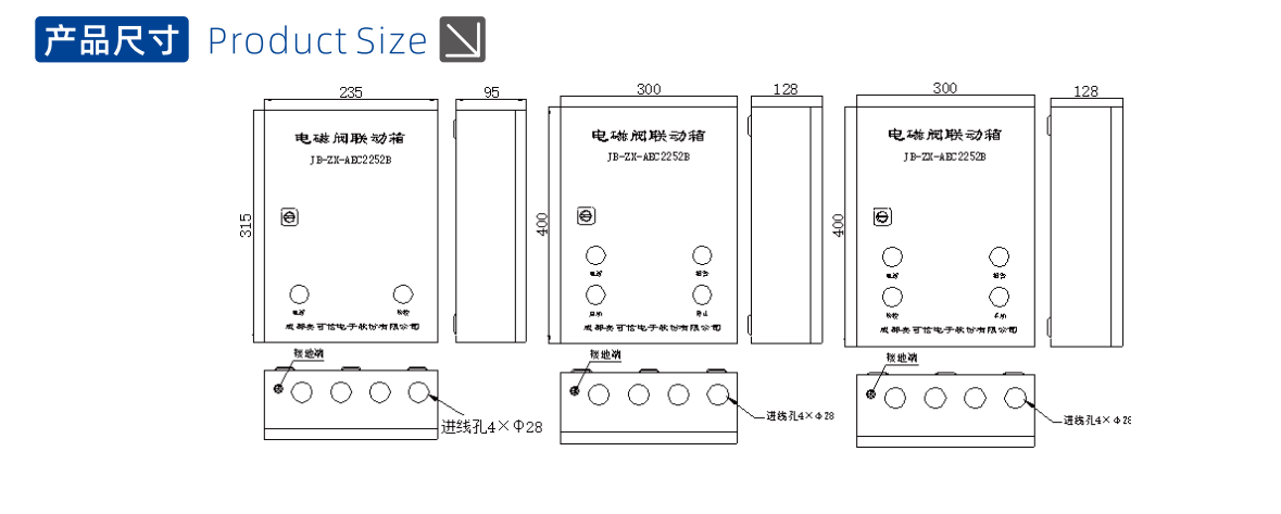 Magnetventil-Gestängekasten