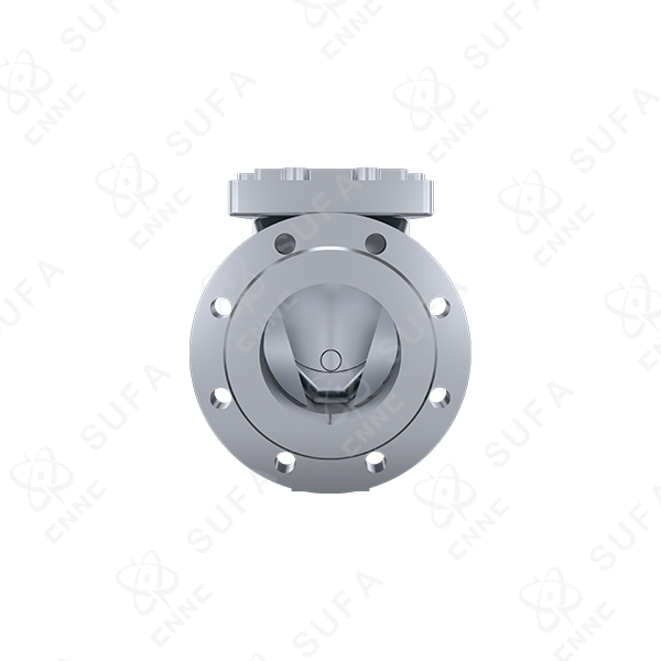 Válvula de retenção rotativa com disco de borracha  
