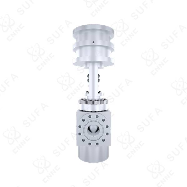 Регулирующий клапан для больших потоков, высоких температур и давлений с микрорасходом твёрдых частиц