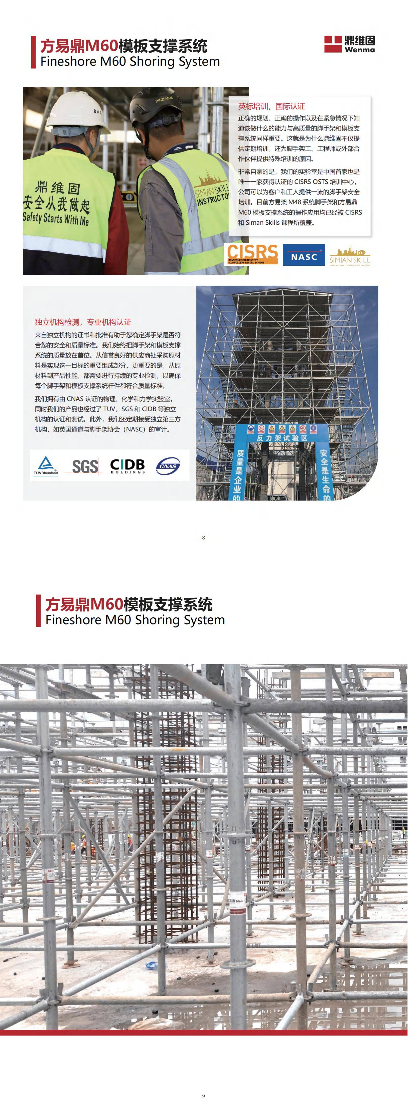 方易鼎M60模板支撑系统