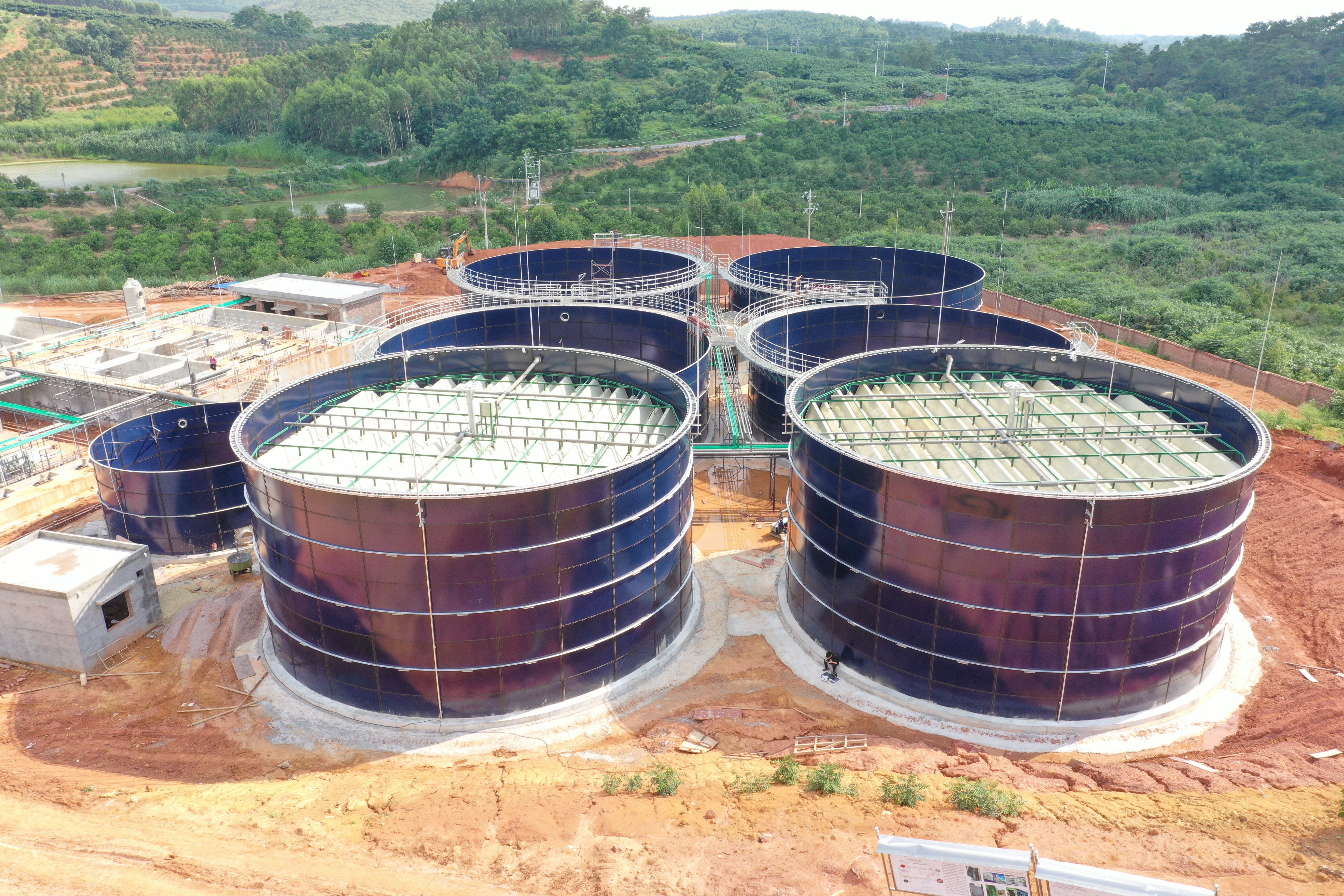 Enamel Assembly Tanks   Sewage Treatment