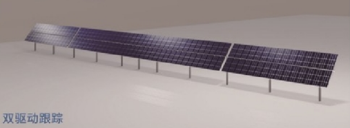 Sistema de seguimiento plano de un solo eje de doble fila Synwell (SW-H2-TRK)