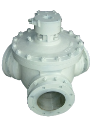 Vanne à boisseau sphérique à trois voies de type Y