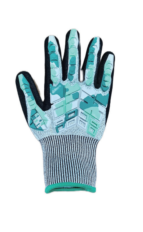 قفازات بلوري مضادة للتصادمات والقطع (التمويه العسكري)