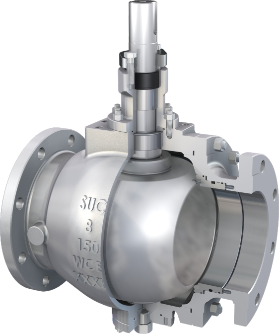 Válvula de bola fija de sello blando de la serie T