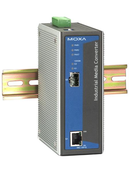 Ethernet-to-Fiber Converters IMC-101G Series