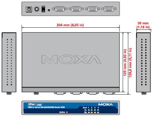 USB to RS-232/422/485 Converters UPort 1450/1450I