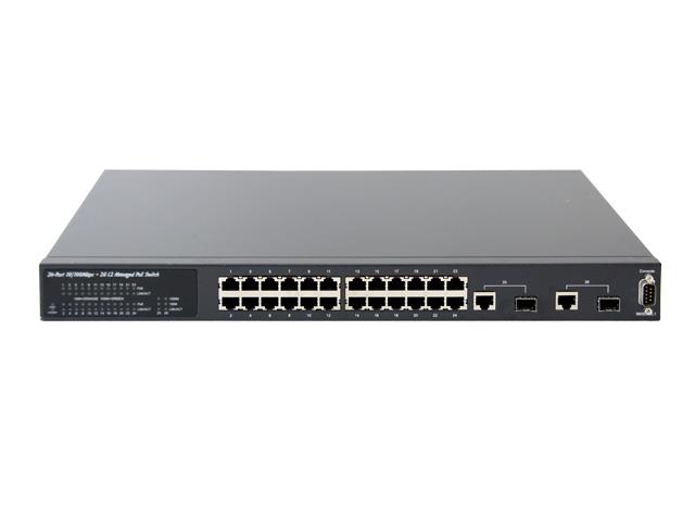 24 Port Fast Ethernet Layer 2 Management Switch