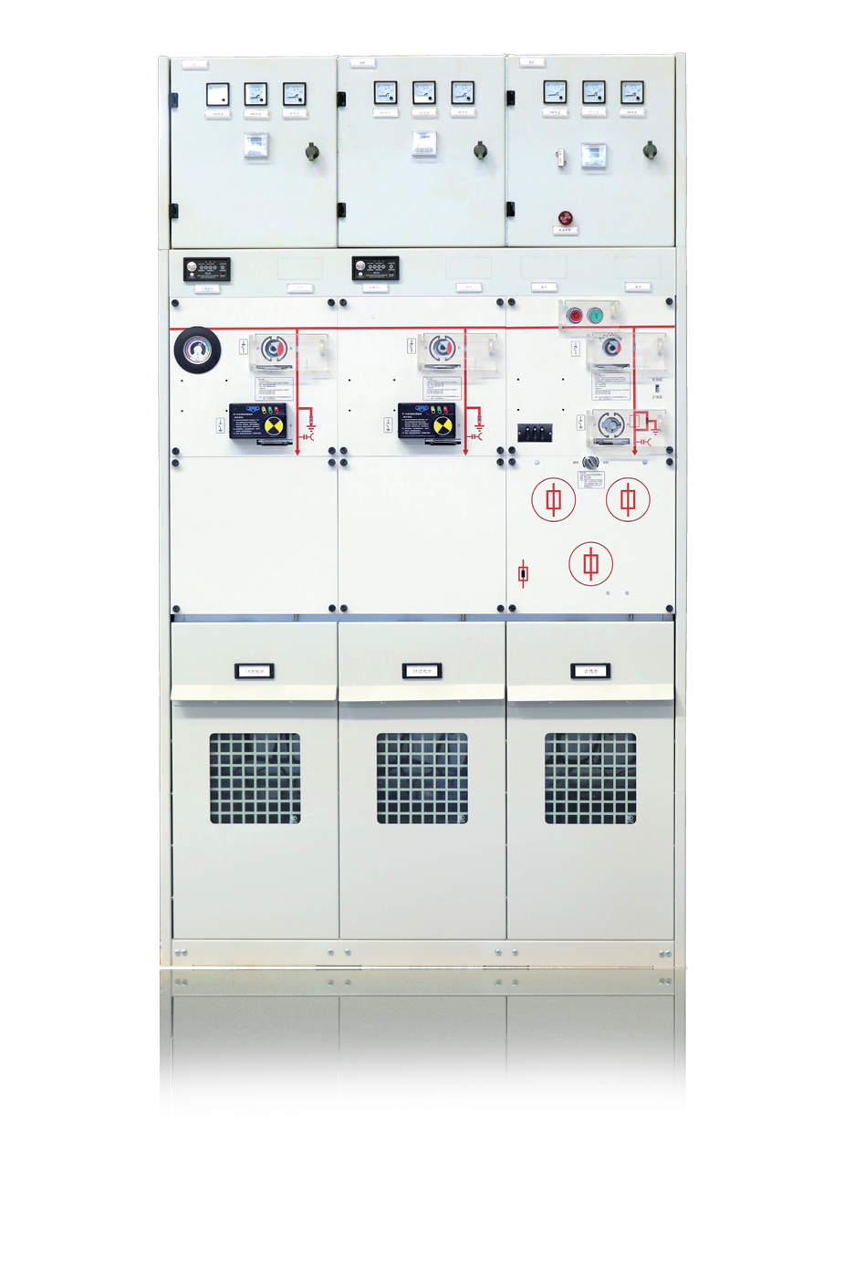 Unité principale annulaire isolée par SF6 de type QLG