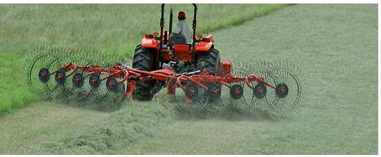 SR 110 GII牵引式指盘搂草机