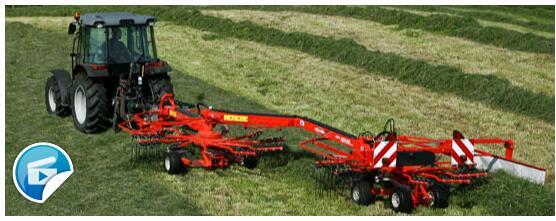 GA 6632牵引式搂草机