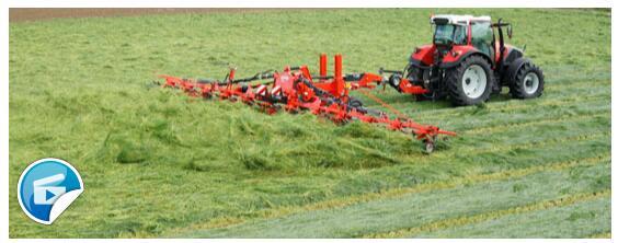 GF 13012牵引式摊草机