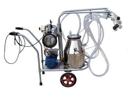 YZXD-WB系列无油真空泵移动式奶羊用挤奶机