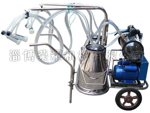 YZ-IIF系列双桶真空泵移动式奶羊用挤奶机