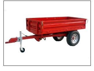 7CX-1T 1吨单轴拖车