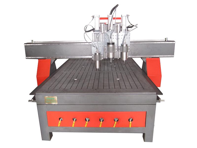 SH-1325气动三头自动换刀雕刻机
