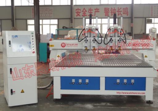 双头独立双工序自动换刀木门雕刻机