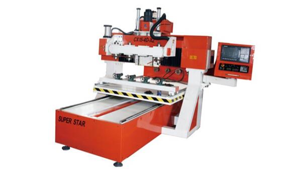 双摆头四头圆柱雕刻机