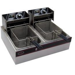 JD双缸双筛油炸锅