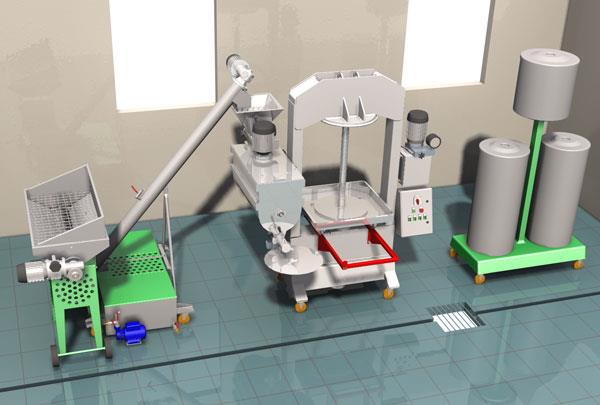 Model 80 小型普通型橄榄油压榨机械