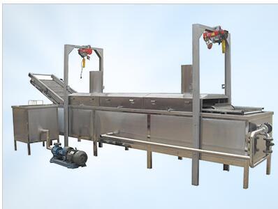 燃气、柴油全自动油炸流水线