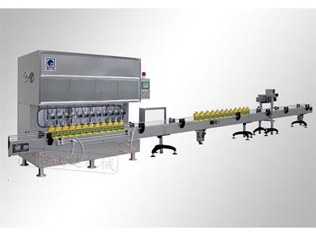 全自动流量计式食用油灌装机