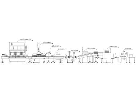 全自动食用油灌装生产线整线
