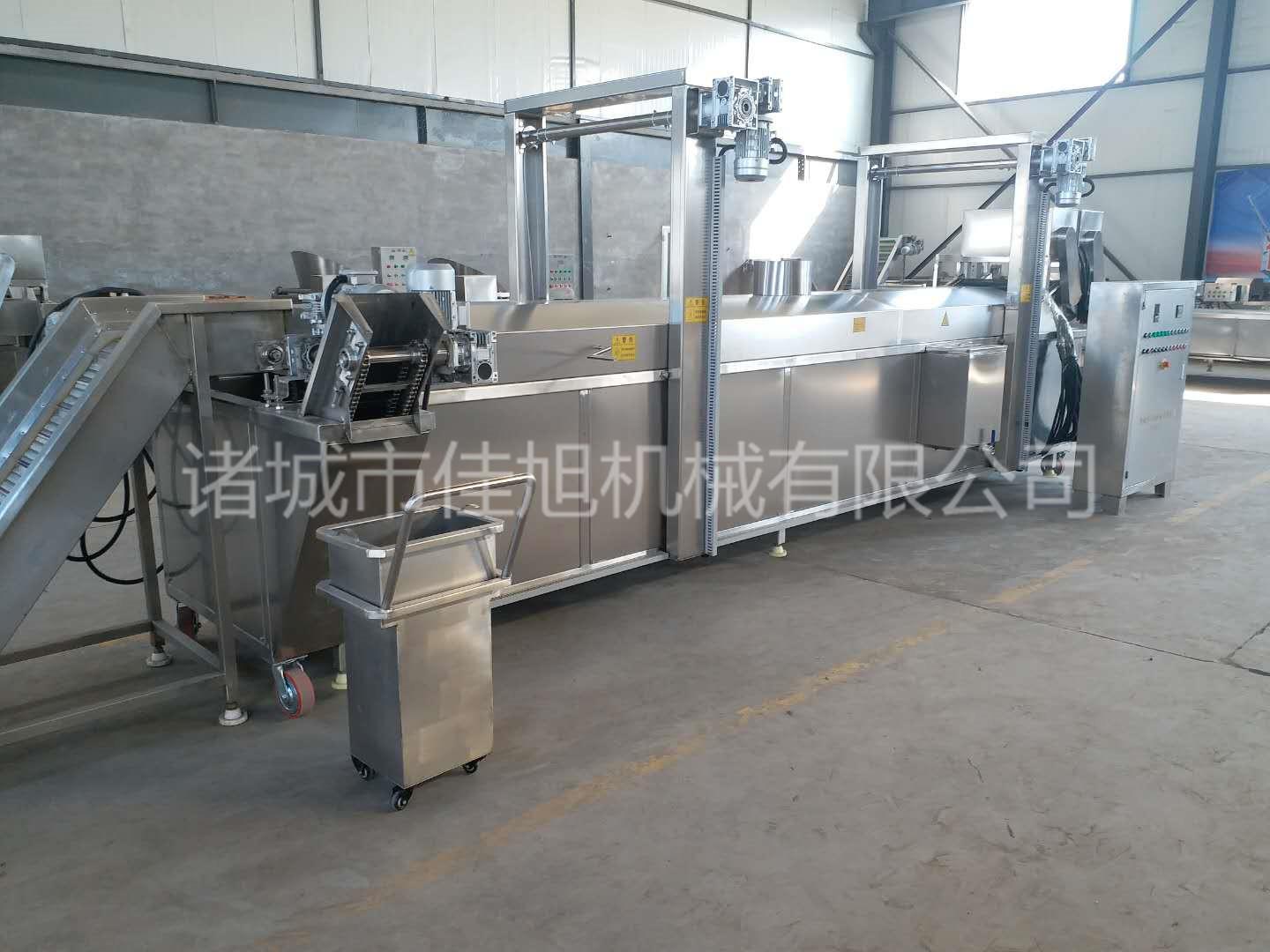 锅巴油炸流水线