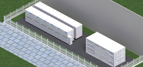 Sistema de Armazenamento de Energia de Gabinete Integrado com Refrigeração Líquida 2,5MW/5MWh