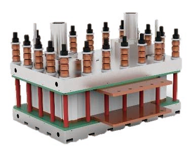 Pilha eletrolítica de pequeno e médio porte