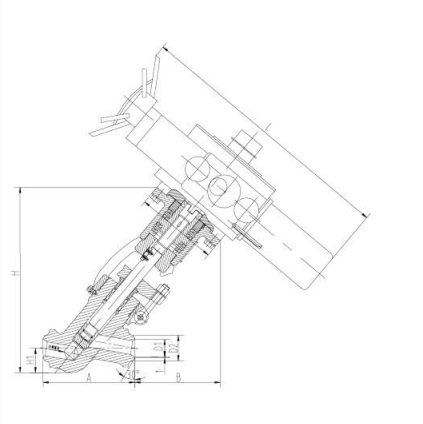 Electric stop valve (pound rating)