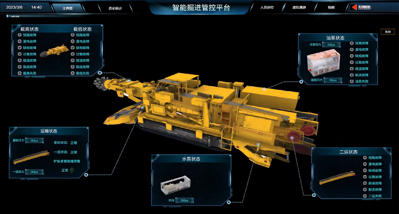 智能掘进综合管控平台