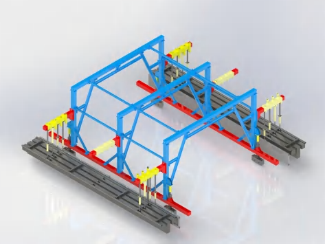 水沟电缆槽台车