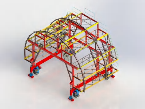 防水板铺挂台车