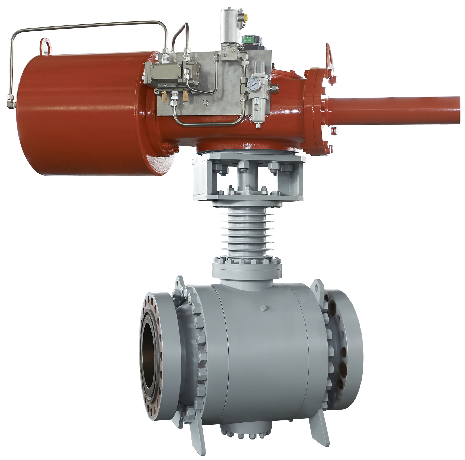 Pneumatischer Hochtemperatur-Hochdruck-Kugelhahn