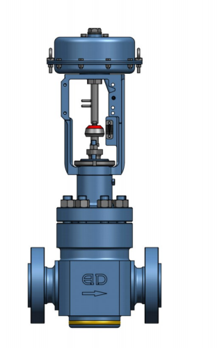 Vanne de régulation à siège unique haute pression et haute performance de type RFPH