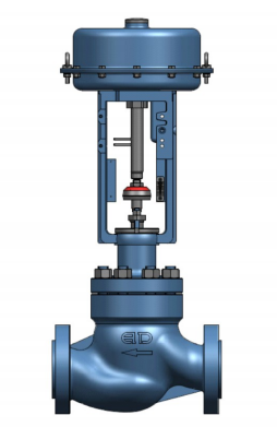 Válvula de regulação de gaiola de alta pressão e alta performance do tipo RFLH