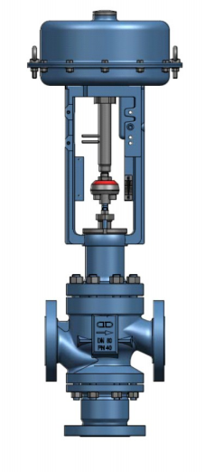 RFO/X - Typ Hochleistungs - pneumatisches Drehweg - Regelventil