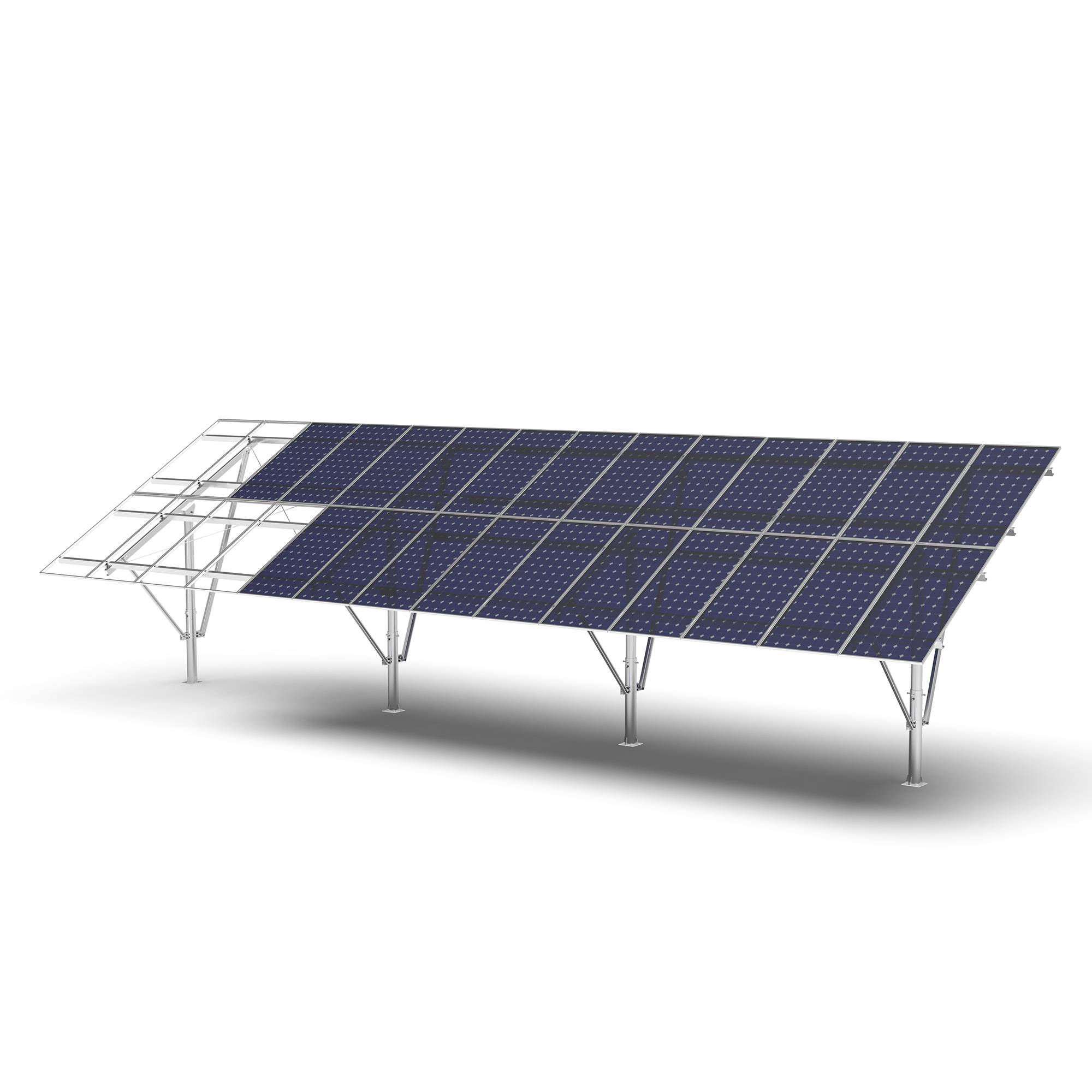 单立柱单抱箍地面支架