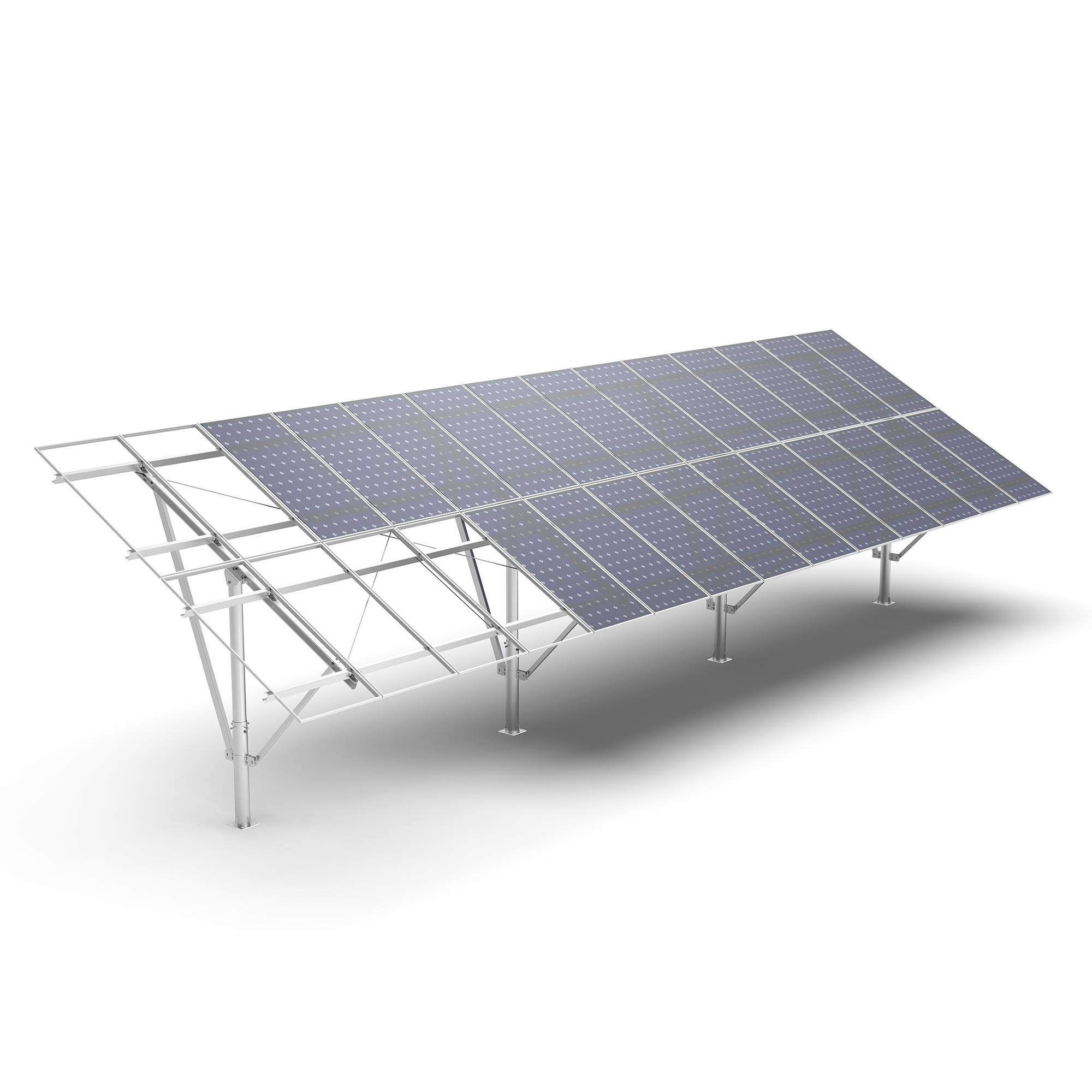 单立柱单抱箍地面支架